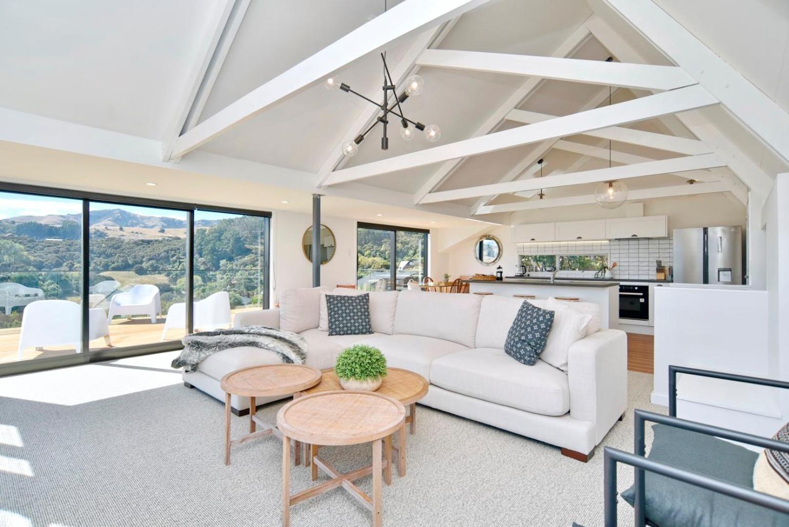 Akaroa Harbour View - Christchurch Holiday Homes المظهر الخارجي الصورة