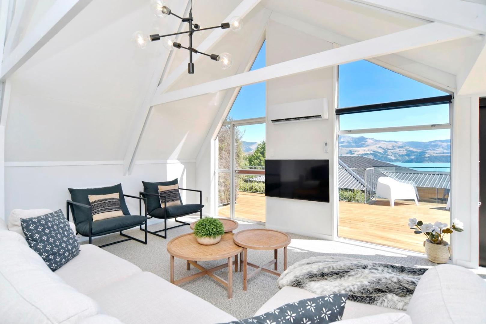 Akaroa Harbour View - Christchurch Holiday Homes المظهر الخارجي الصورة